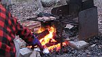 25-Heidi cooks some scrumptious hamburgers in Boonoo Boonoo NP